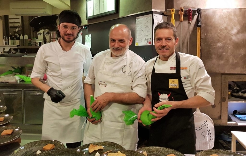 Corrado Assenza e Massimo Giovannini in occasione di "Oltre la Pizza"