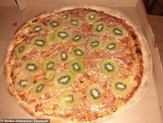 Pizza con Kiwi