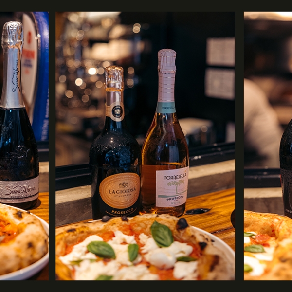 Pizza and Prosecco DOC pairing