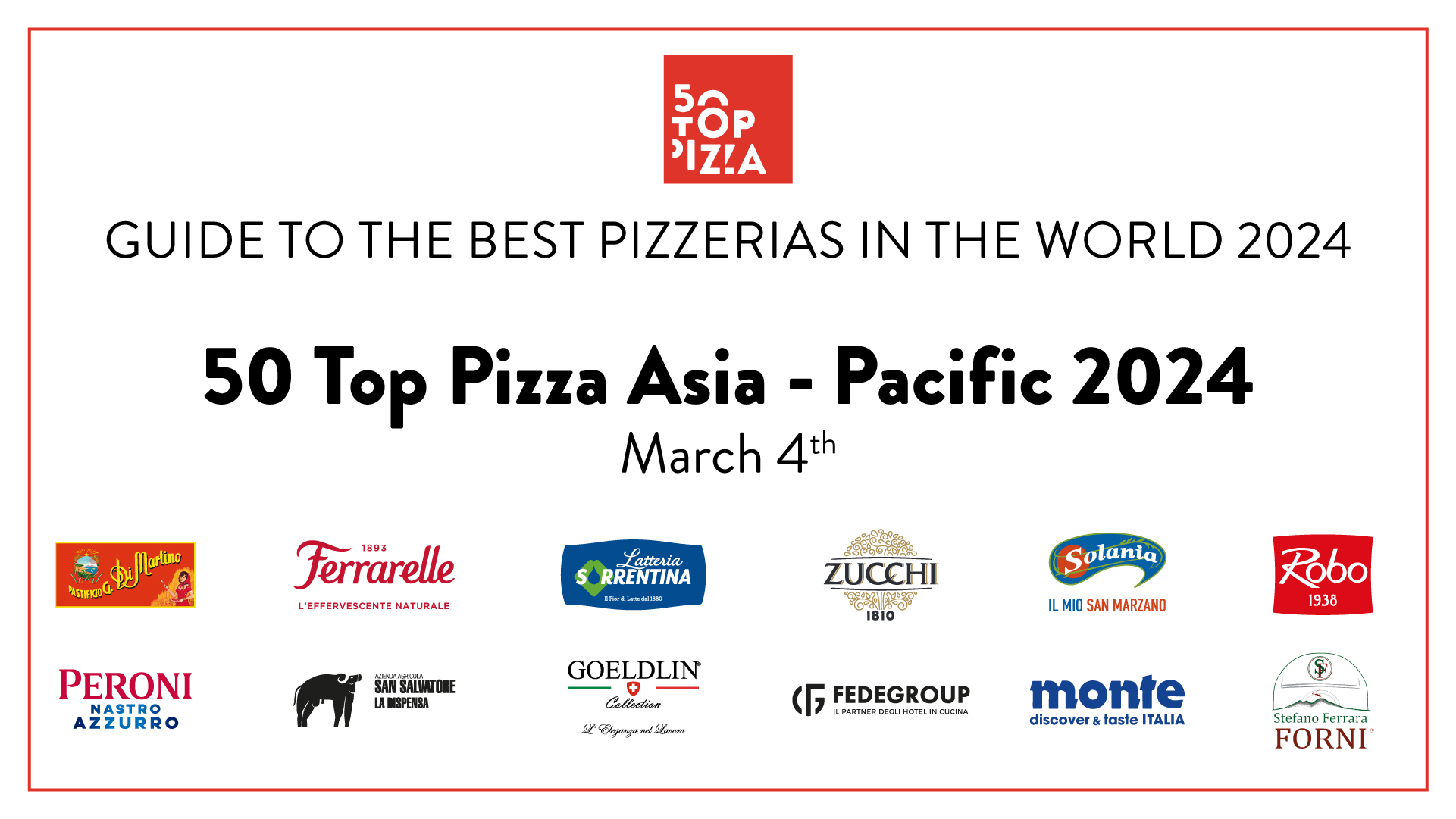50 Top Pizza Asia Pacific 2024 50 Top Pizza
